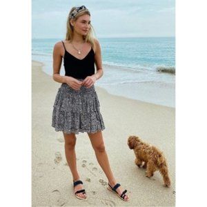 NWT Anthropologie Jennalyn Tiered Mini Skirt | XL